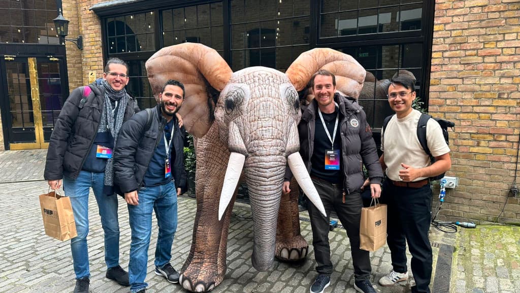 Team Square1 at the conference